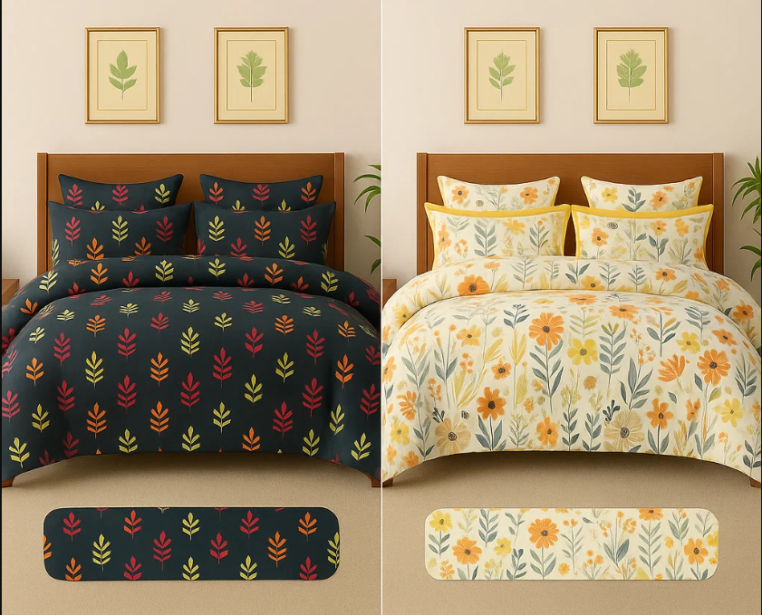 Elegant Harmony Bedsheet Combo - Set of 2