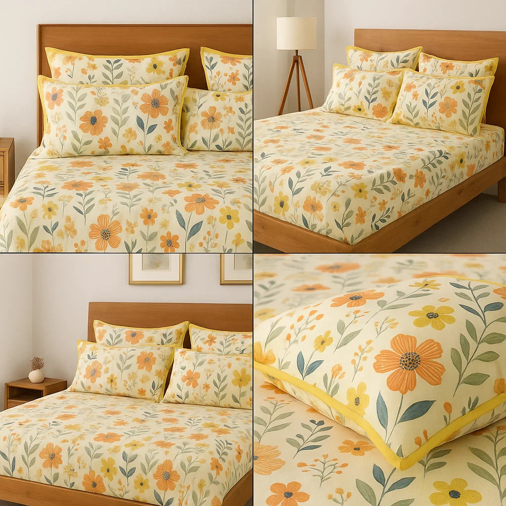 Blossom Meadow Bedsheet Set