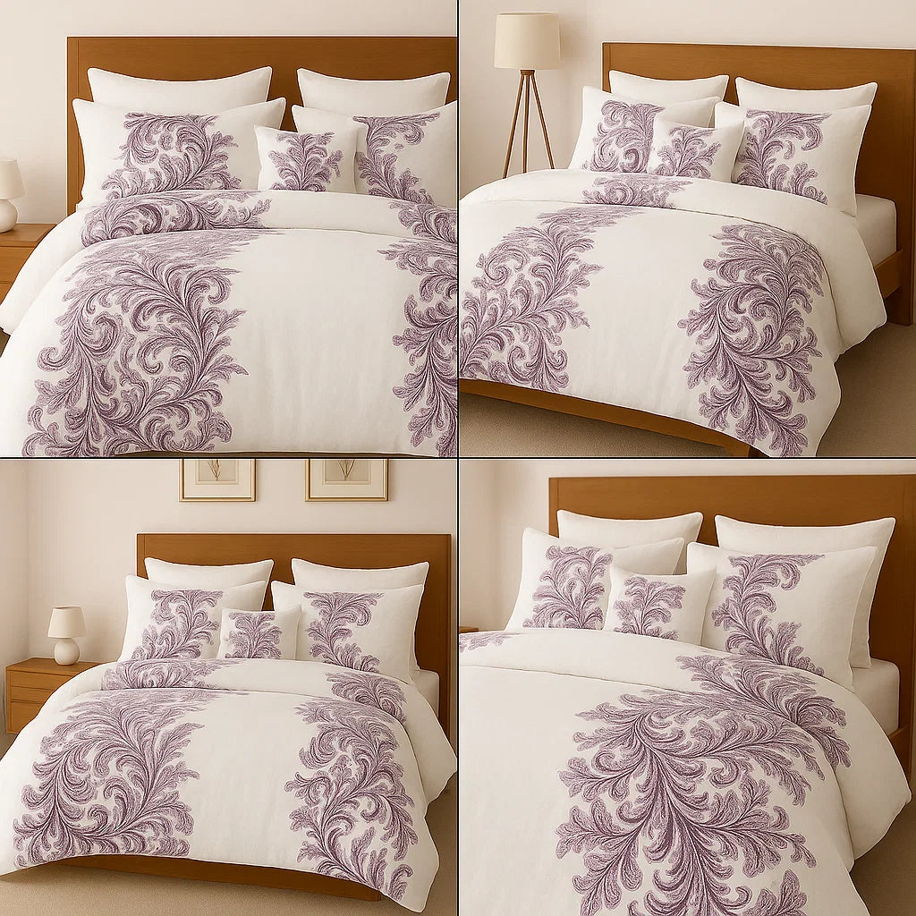 Orchid Mist Royale Bedsheet Set